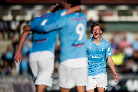 Malmö FFs Teddy Bergqvist jublar