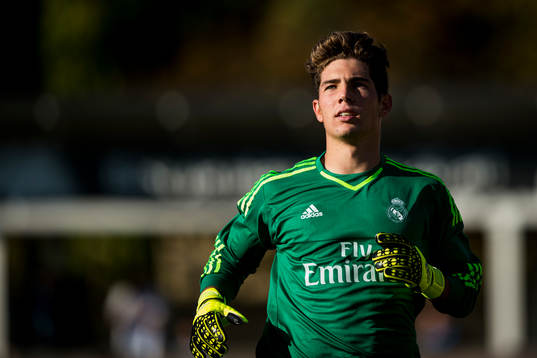 Real Madrids målvakt Luca Zidane