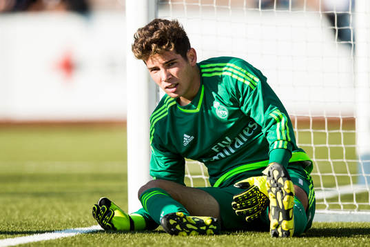 Real Madrids målvakt Luca Zidane