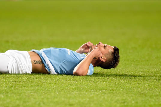 Malmö FFs Markus Rosenberg deppar
