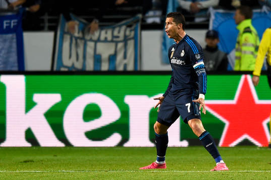 Real Madrids Cristiano Ronaldo jublar