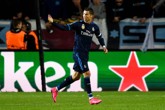 Real Madrids Cristiano Ronaldo jublar