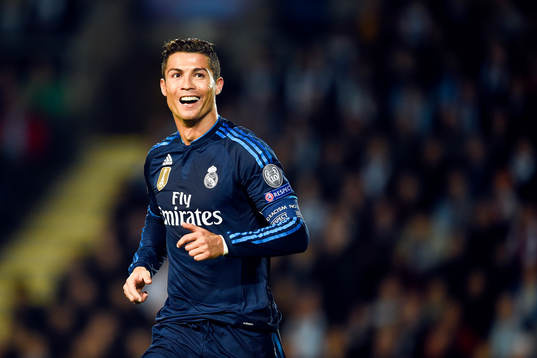 Real Madrids Cristiano Ronaldo jublar