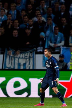 Real Madrids Cristiano Ronaldo jublar