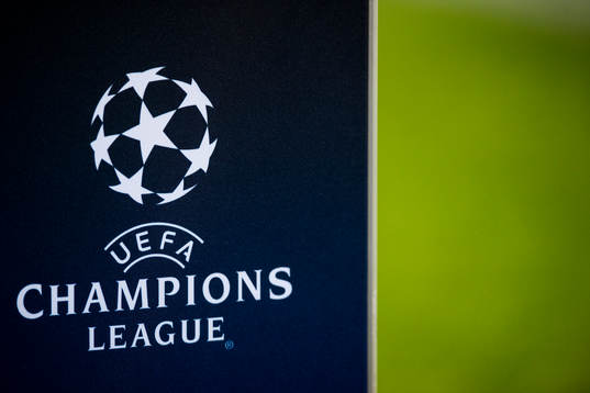 Champions League skylt