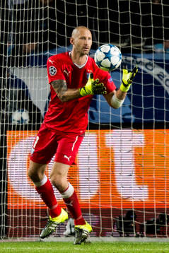 Malmö FFs målvakt Johan Wiland