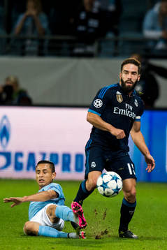 Malmö FFs Victor Yoshimar Yotun Flores och Real Madrids