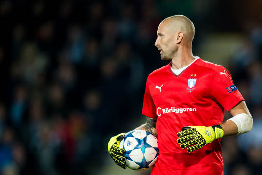 Malmö FFs målvakt Johan Wiland