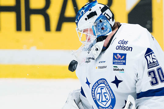Leksands målvakt  Henrik Haukeland