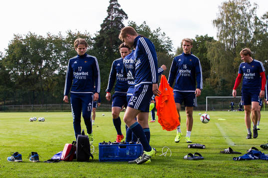 Djurgårdens Tim Björkström, Kevin Walker, Michael Jahn