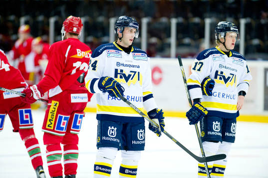 HV71 Erik Christensen och Emil Johansson