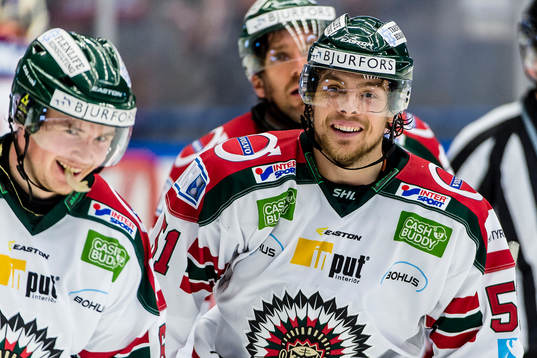 Frölundas Mats Rosseli Olsen jublar