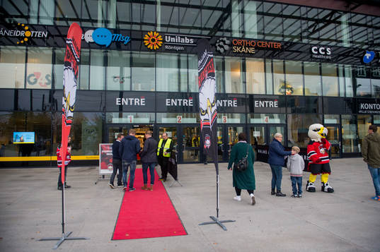 VIP-entrén till Malmö Arena