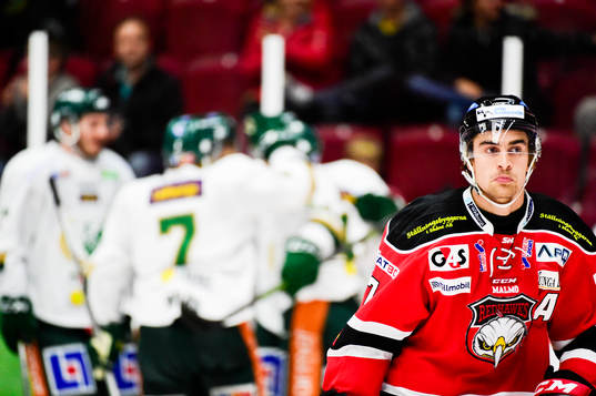 Malmö Redhawks Nils Andersson deppar