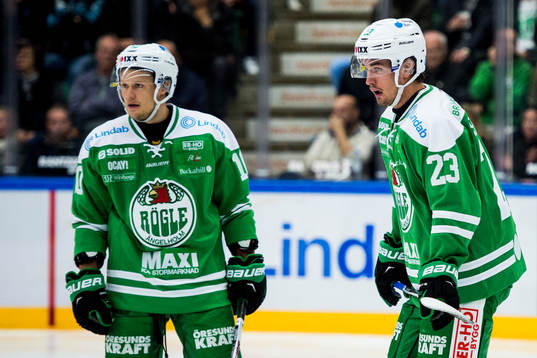 Rögles Viktor Lindgren och Daniel Sylwander deppar