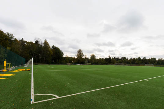 Generell vy över Djurgårdens träningsanläggning på