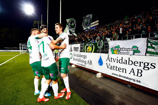 Hammarbys Mats Solheim jublar