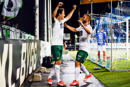 Hammarbys Fredrik Torsteinbö jublar
