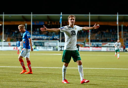 Hammarbys Fredrik Torsteinbø jublar