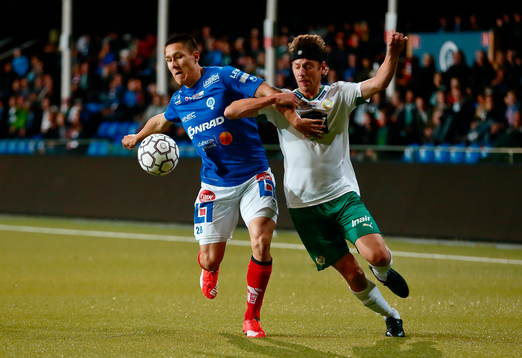 Åtvidabergs Sebastian Ramhorn och Hammarbys Fredrik