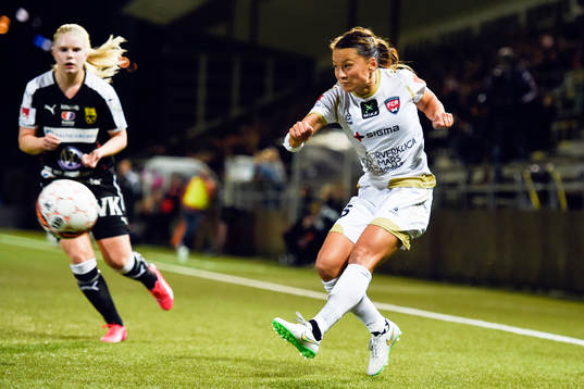 Rosengårds Alexandra Riley och Umeås Amanda Berglund