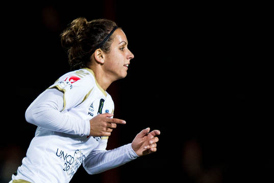 Rosengårds Natasa Andonova jublar
