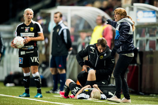 Umeås tränare Maria Bergkvist