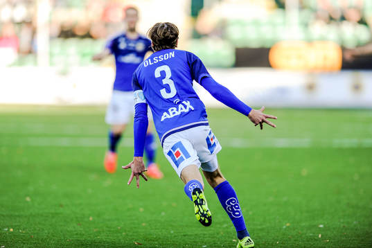 Sundsvalls Dennis Olsson jublar