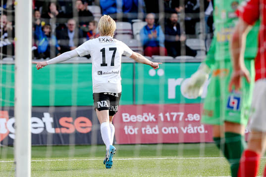 Örebros Karl Holmberg jublar