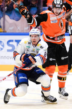 Växjös Ville Varakas och Karlskronas Alexander Bergström