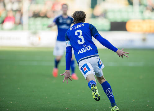 Sundsvalls Dennis Olsson jublar