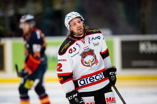 Malmö Redhawks Andreas Thuresson ser deppig ut