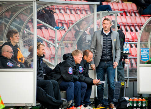 Falkenbergs tränare Hans Eklund deppar