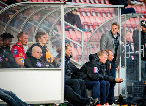 Falkenbergs tränare Hans Eklund deppar