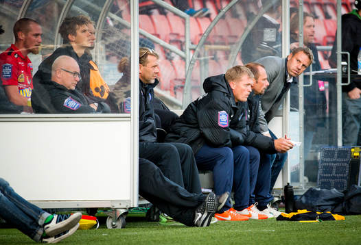 Falkenbergs tränare Hans Eklund deppar
