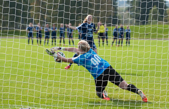 i kvalmatchen till div. 1 för damer mellan FC Hessleholm