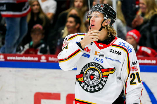 Luleås Emil Sylvegård deppar