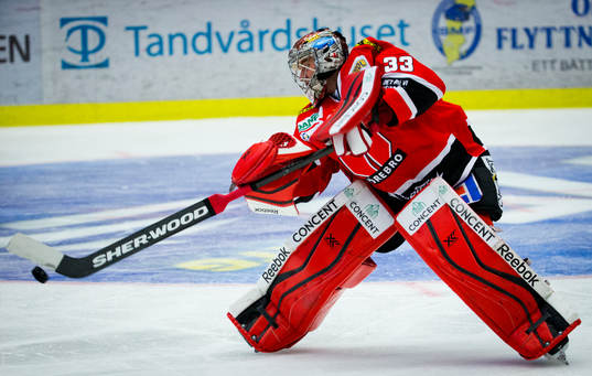 Örebros målvakt Julius Hudacek