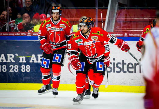 Örebros Martin Johansson gör sitt andra mål för