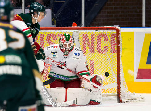 under ishockeymatchen i SHL mellan Färjestad och MODO