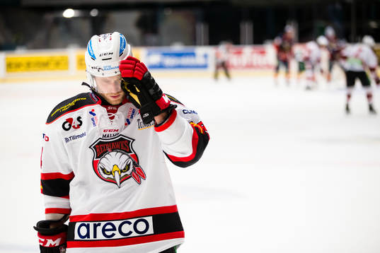 Malmö Redhawks Derek Meech ser deppig ut