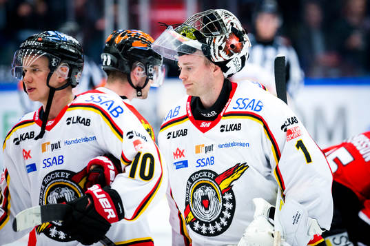 Deppigt hos Toni Rajala och målvakt Daniel Larsson