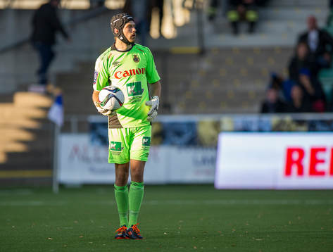 Gefles målvakt Emil Hedvall