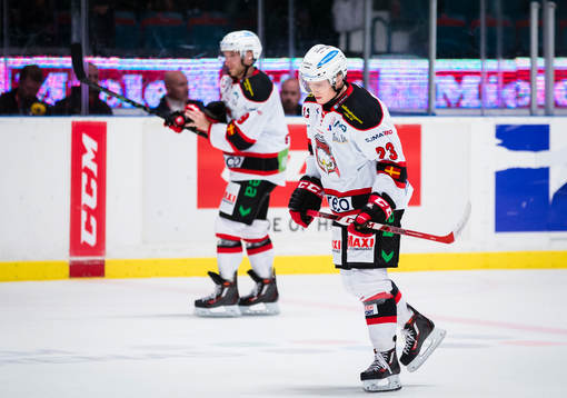 Malmö Redhawks Christoffer Forsberg ser deppig ut