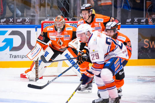 Karlskronas målvakt Patrick Galbraith är fokuserad