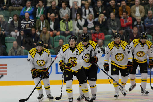 under en ishockeymatch i SHL mellan Rögle och Brynäs