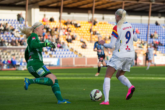 Situationen före straffen där Sirius Emma Holmgren