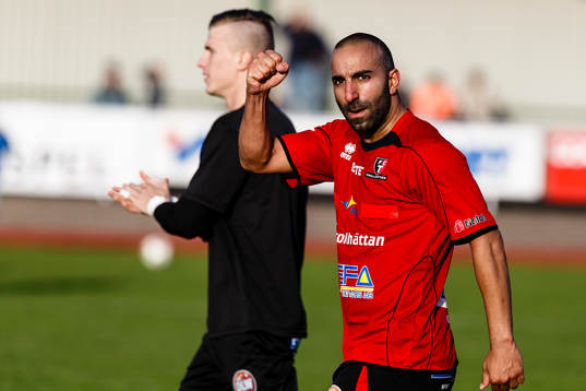 Trollhättans Josef Daoud jublar