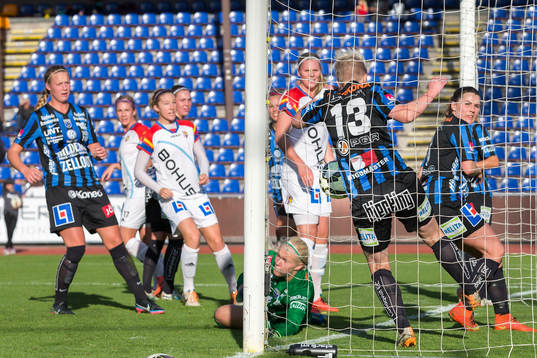 Omdiskuterade om bollen var i mål eller inte