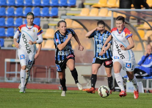 Hovås Billdals Frida Boriero till höger i bild